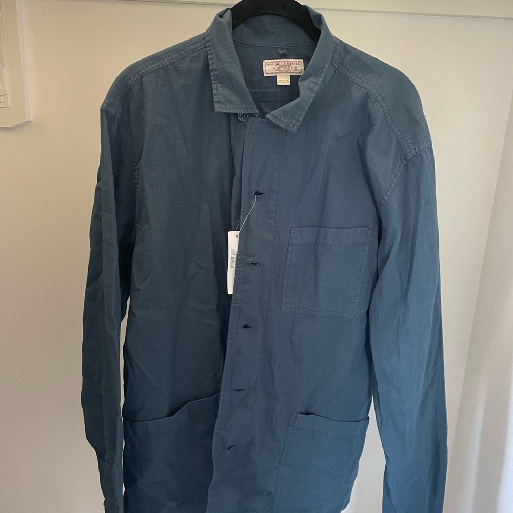 NWT JCrew Blue Oxford Top